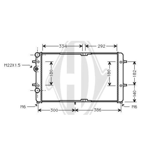 DIEDERICHS Kühler, Motorkühlung DIEDERICHS Climate