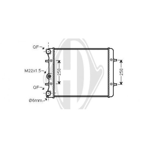 DIEDERICHS Radiator, engine cooling DIEDERICHS Climate