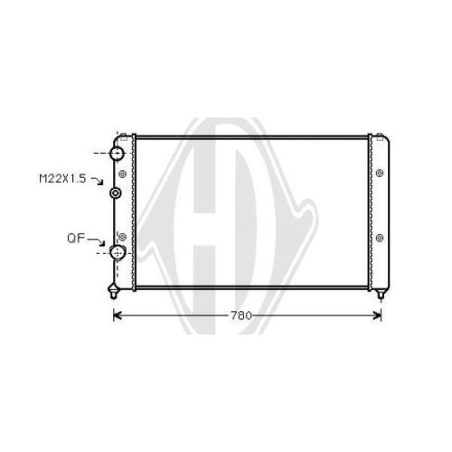 DIEDERICHS Радиатор, охлаждение двигателя DIEDERICHS Climate