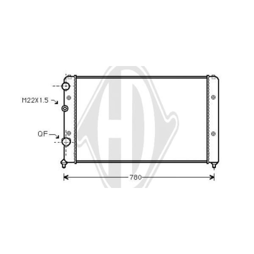 DIEDERICHS Radiator, engine cooling DIEDERICHS Climate