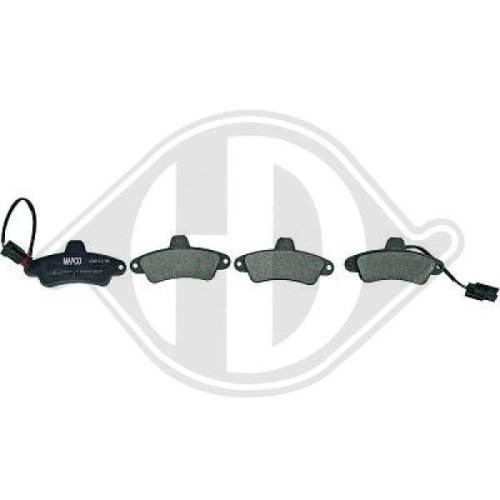 DIEDERICHS Brake Pad Set, disc brake