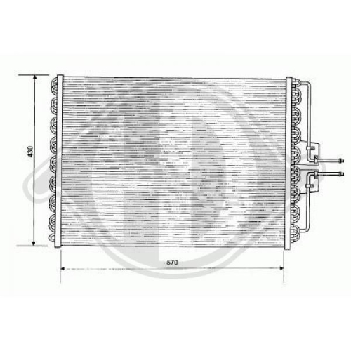 DIEDERICHS Condensor, airconditioning