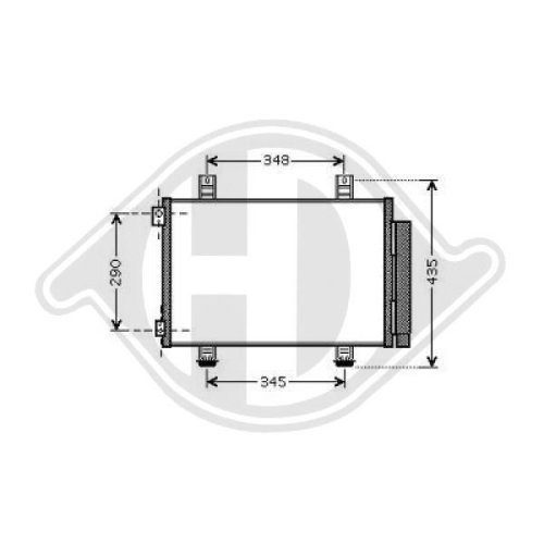 DIEDERICHS Condensor, airconditioning DIEDERICHS Climate