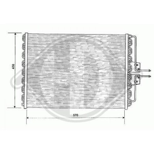 DIEDERICHS Condensor, airconditioning