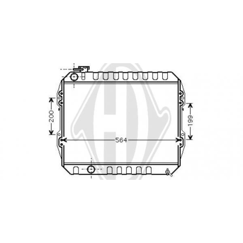 DIEDERICHS Radiator, engine cooling DIEDERICHS Climate