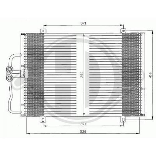 DIEDERICHS Condensor, airconditioning