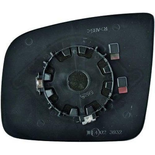 DIEDERICHS Cristal de espejo, retrovisor exterior