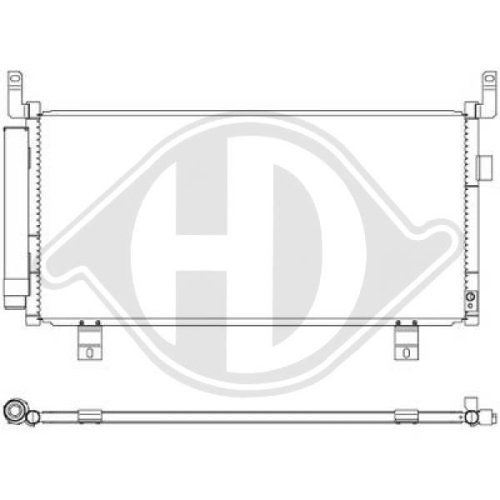 DIEDERICHS Condenser, air conditioning DIEDERICHS Climate