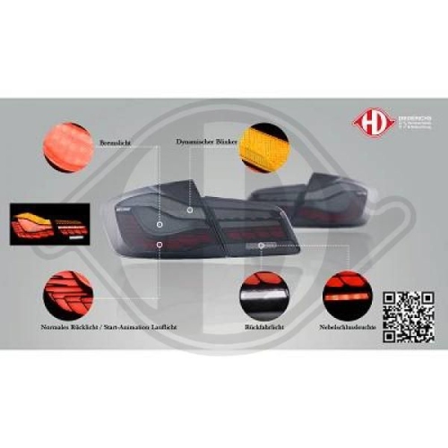 DIEDERICHS Tail Light Assembly Set HD Tuning