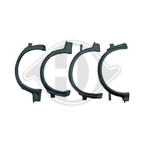 DIEDERICHS Zier-/Schutzleistensatz HD Tuning