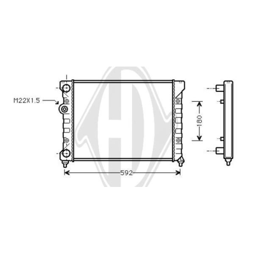 DIEDERICHS Kühler, Motorkühlung DIEDERICHS Climate
