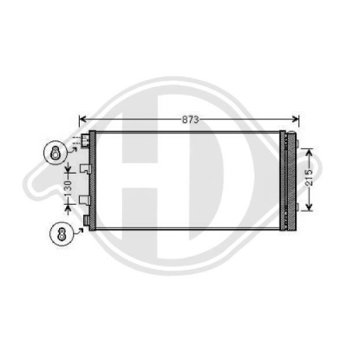 DIEDERICHS Condenser, air conditioning DIEDERICHS Climate