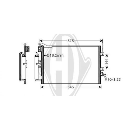 DIEDERICHS Condensor, airconditioning DIEDERICHS Climate