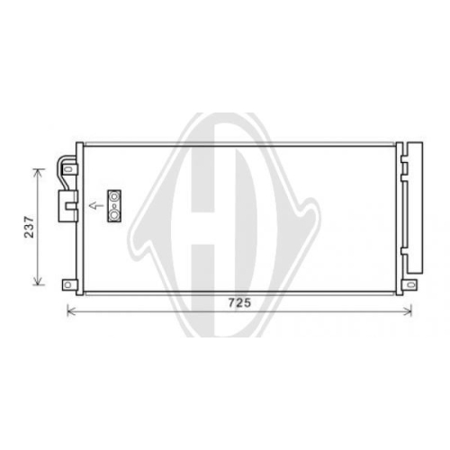DIEDERICHS Condensor, airconditioning DIEDERICHS Climate