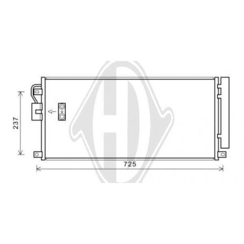 DIEDERICHS Condensador, aire acondicionado DIEDERICHS Climate