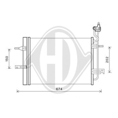 DIEDERICHS Condensor, airconditioning DIEDERICHS Climate