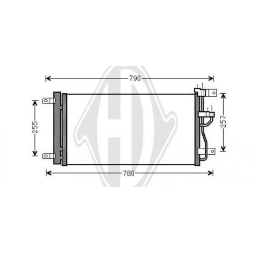 DIEDERICHS Condenseur, climatisation DIEDERICHS Climate