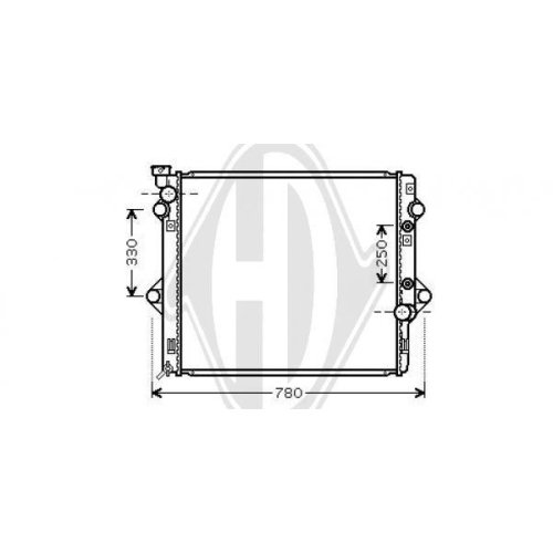 DIEDERICHS Radiateur, refroidissement du moteur DIEDERICHS Climate