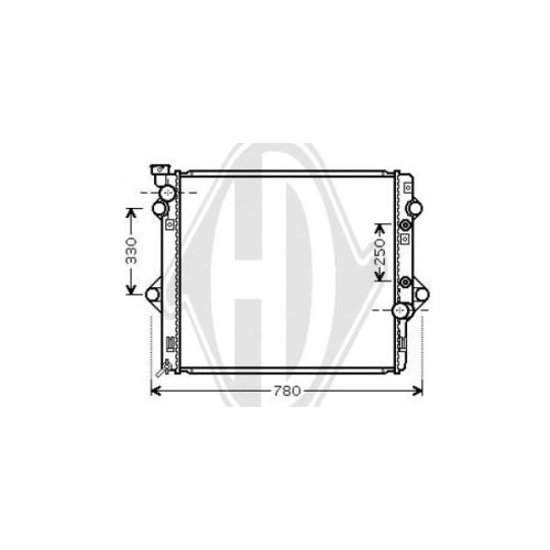 DIEDERICHS Radiator, engine cooling DIEDERICHS Climate