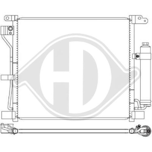 DIEDERICHS Condensor, airconditioning DIEDERICHS Climate