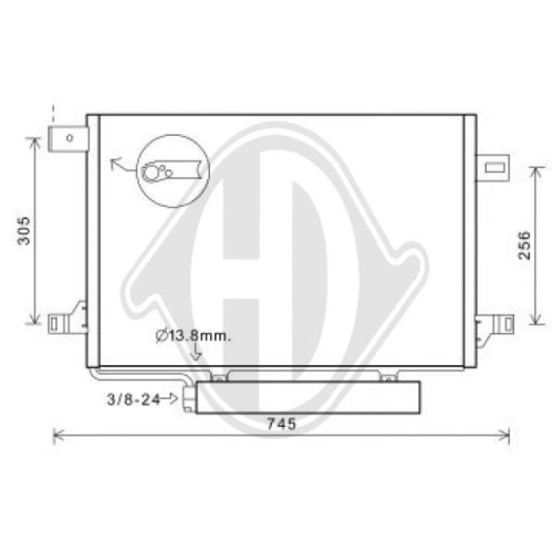 DIEDERICHS Condensor, airconditioning DIEDERICHS Climate