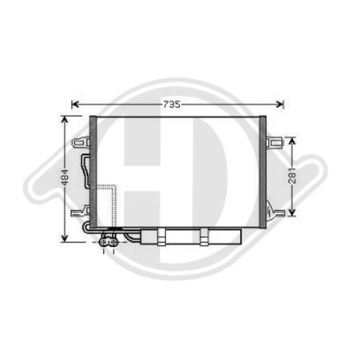 DIEDERICHS Condensor, airconditioning DIEDERICHS Climate