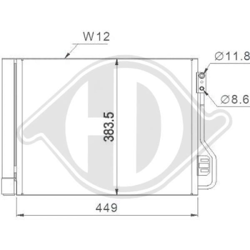 DIEDERICHS Condenser, air conditioning DIEDERICHS Climate