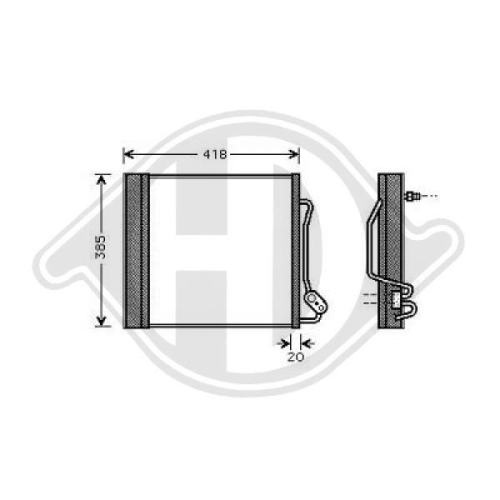 DIEDERICHS Condensor, airconditioning DIEDERICHS Climate