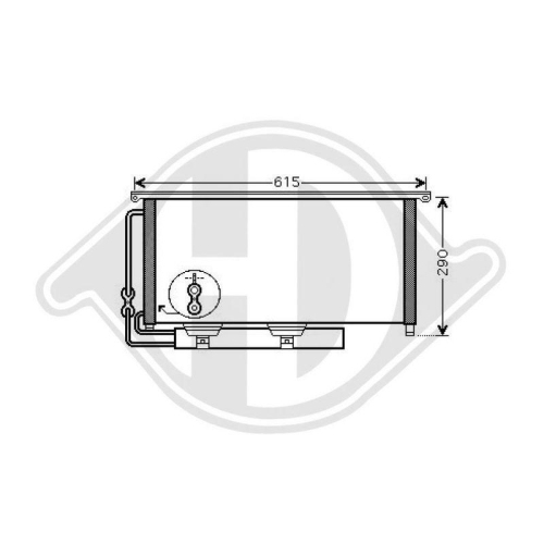 DIEDERICHS Condensor, airconditioning DIEDERICHS Climate