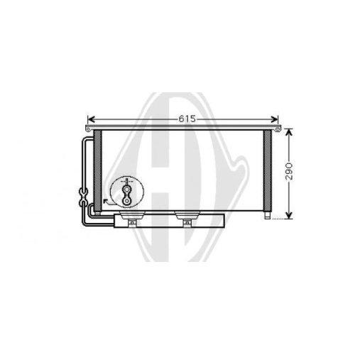 DIEDERICHS Condensor, airconditioning DIEDERICHS Climate