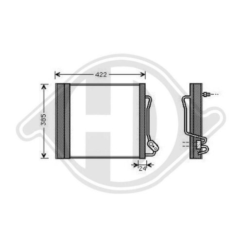 DIEDERICHS Condensor, airconditioning DIEDERICHS Climate