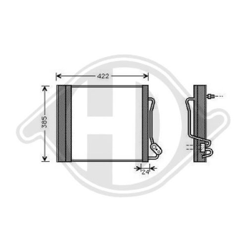 DIEDERICHS Condensor, airconditioning DIEDERICHS Climate