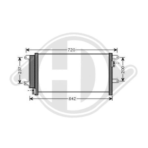 DIEDERICHS Condenser, air conditioning DIEDERICHS Climate