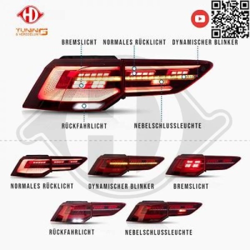 DIEDERICHS Tail Light Assembly Set HD Tuning