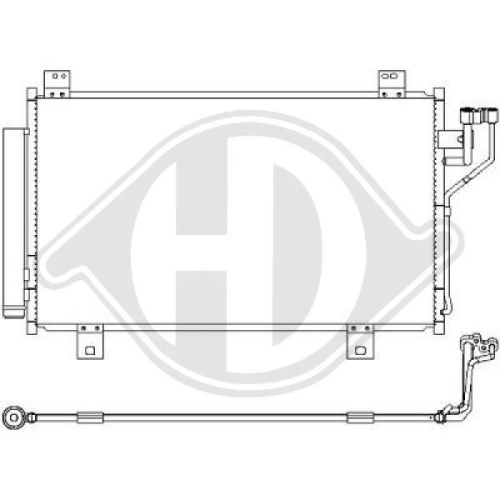 DIEDERICHS Condenser, air conditioning DIEDERICHS Climate