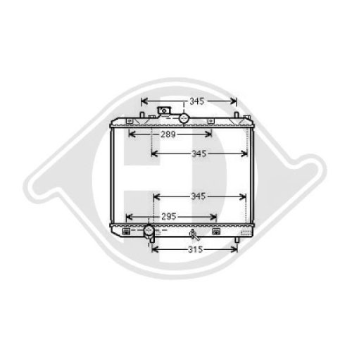 DIEDERICHS Radiator, engine cooling DIEDERICHS Climate
