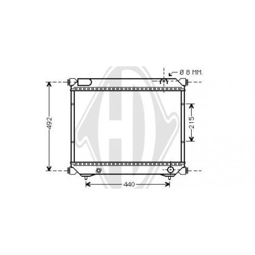 DIEDERICHS Radiator, engine cooling DIEDERICHS Climate