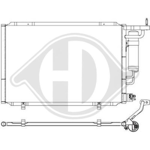 DIEDERICHS Condenser, air conditioning DIEDERICHS Climate