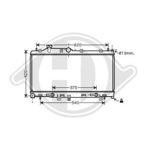 DIEDERICHS Radiator, engine cooling DIEDERICHS Climate