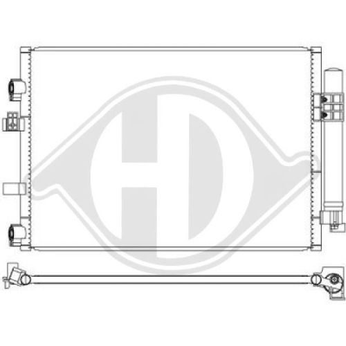 DIEDERICHS Condenser, air conditioning DIEDERICHS Climate