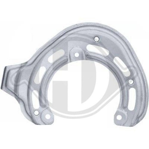 DIEDERICHS Chapa protectora contra salpicaduras, disco de freno