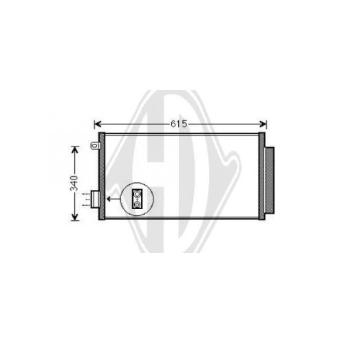 DIEDERICHS Condensor, airconditioning DIEDERICHS Climate