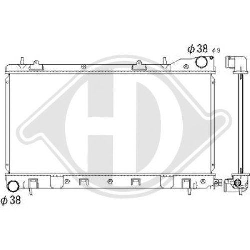 DIEDERICHS Radiator, engine cooling DIEDERICHS Climate