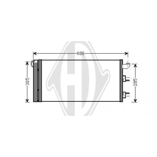 DIEDERICHS Condensor, airconditioning DIEDERICHS Climate