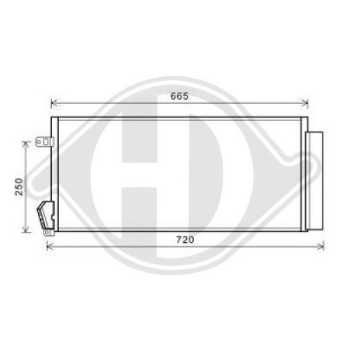 DIEDERICHS Condenseur, climatisation DIEDERICHS Climate