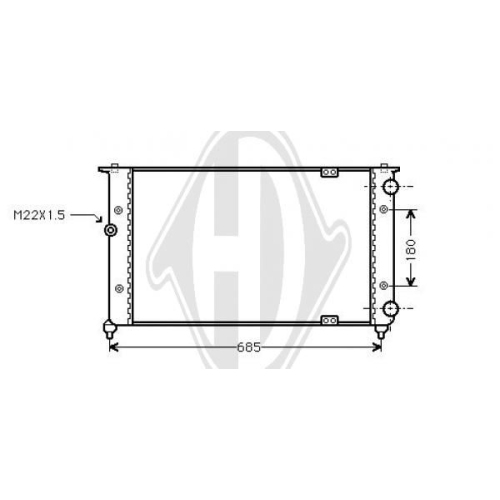 DIEDERICHS Kühler, Motorkühlung DIEDERICHS Climate