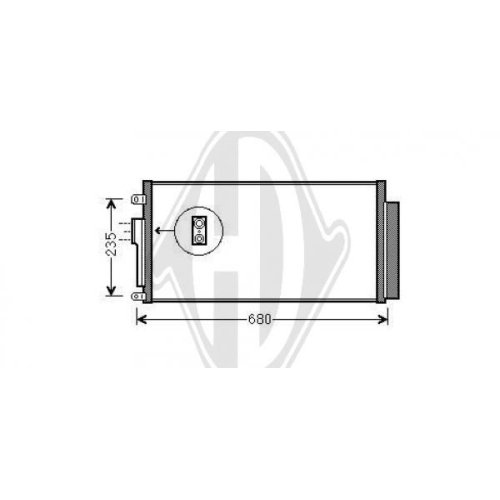 DIEDERICHS Condenser, air conditioning DIEDERICHS Climate