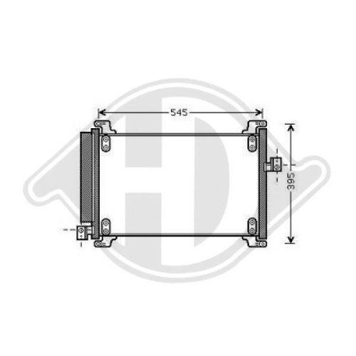 DIEDERICHS Condensor, airconditioning DIEDERICHS Climate