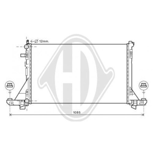 DIEDERICHS Radiator, engine cooling DIEDERICHS Climate