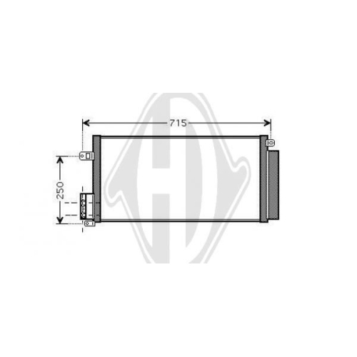 DIEDERICHS Condenser, air conditioning DIEDERICHS Climate